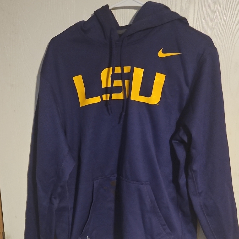 Nike Purple and Gold LSU Hoodie